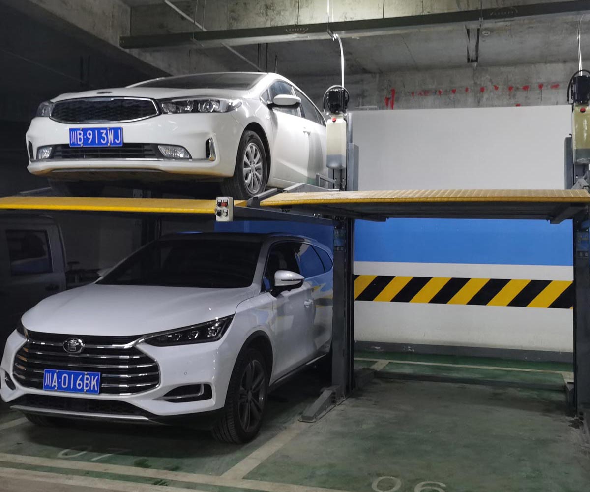 秦安雙柱簡(jiǎn)易類立體停車回收