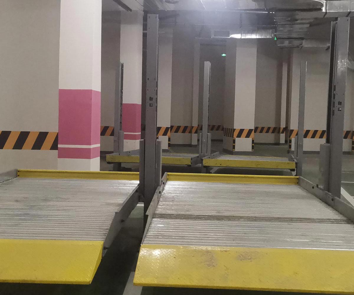 子長簡易升降式機(jī)械停車場過驗(yàn)收