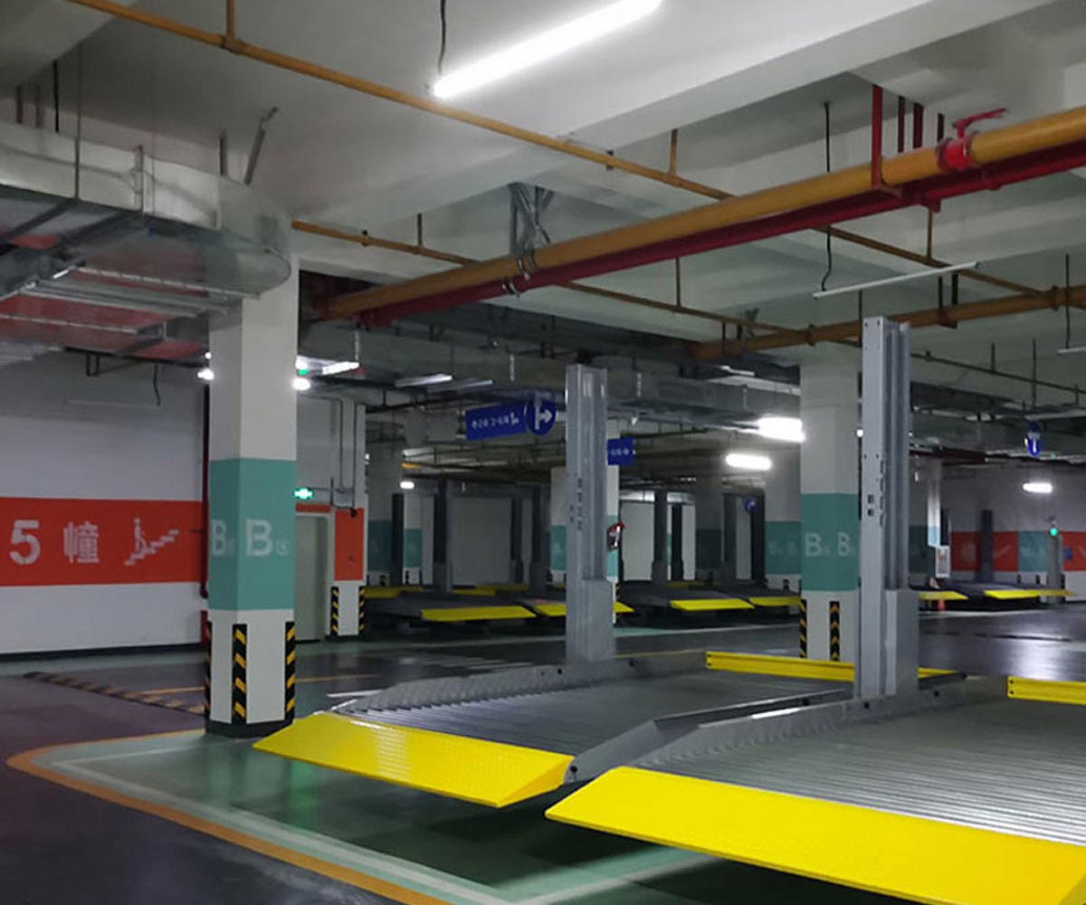 商洛2層升降式立體停車場維保