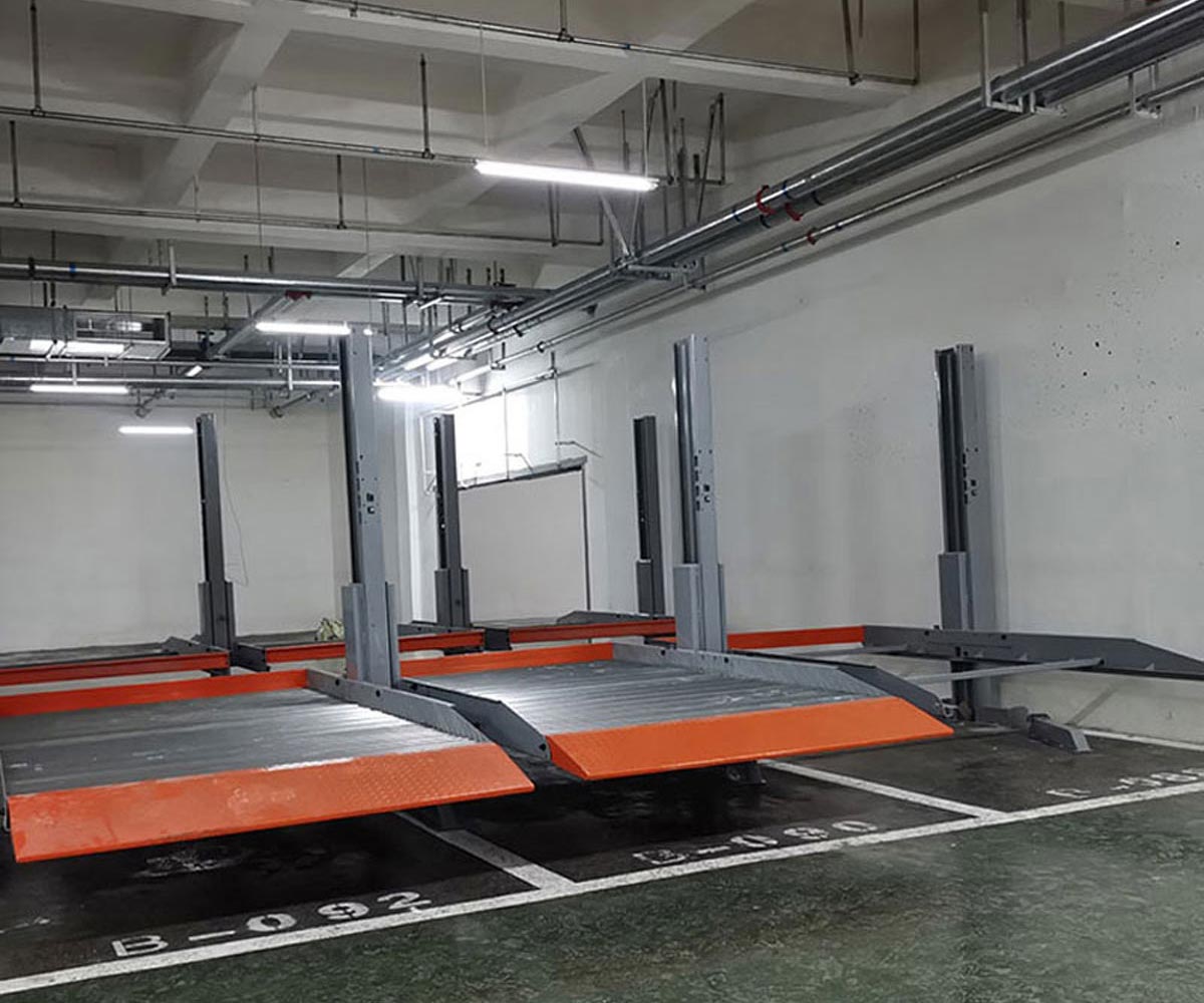 華亭兩層簡易升降類機(jī)械停車位長租
