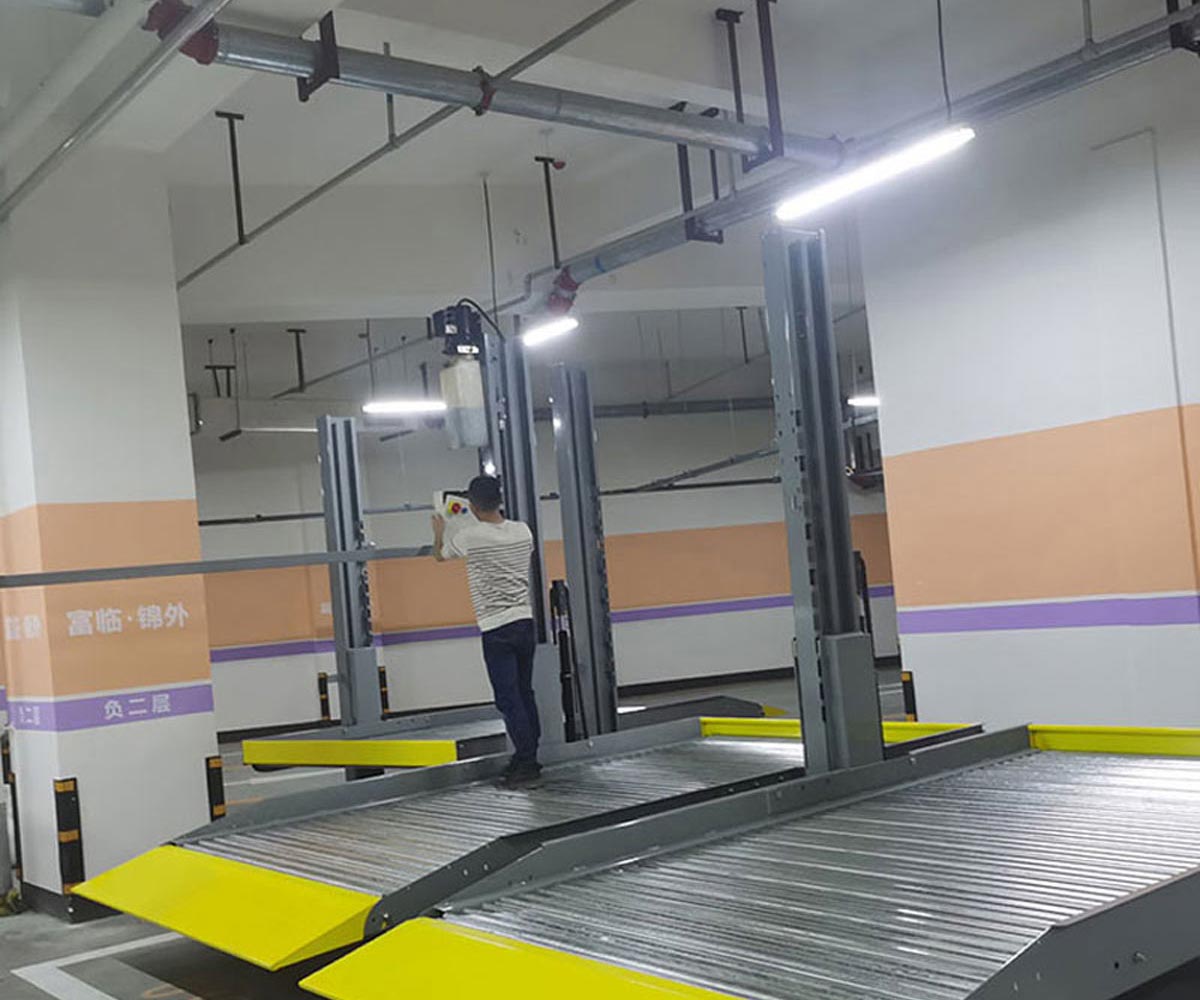 子長立體車庫怎么樣小心停車