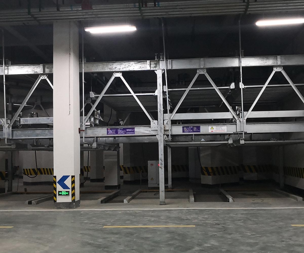 二層升降橫移式自動(dòng)立體停車(chē)庫(kù)