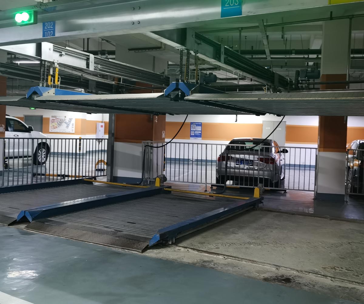 楊陵單列二層升降橫移式自動立體停車庫